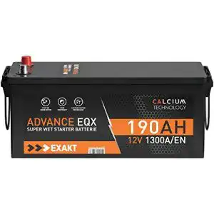 Lkw-Batterie Exakt 190Ah 12V 1300A/EN – Ersatz für 180Ah, 170Ah, 155Ah