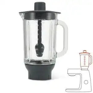 Kenwood ThermoResist Glas-Mixaufsatz für Küchenmaschinen