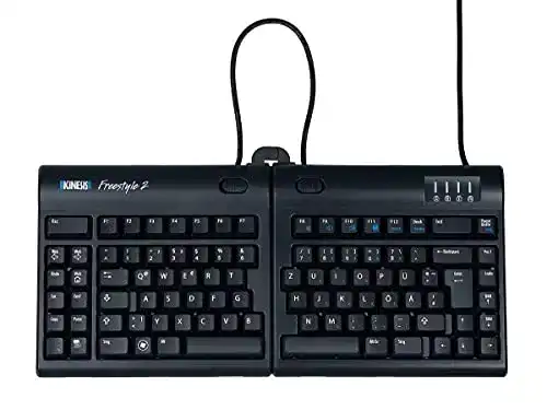 Kinesis Freestyle2 QWERTZ USB Tastatur mit ergonomischem Design