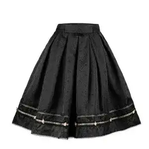 Trachtenrock Kamellia Damen Vintage knielang für Oktoberfest und Freizeit