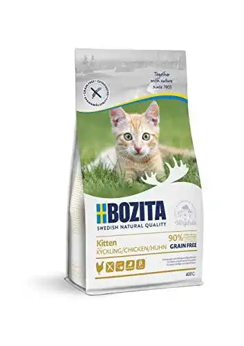 Bozita Kitten Trockenfutter getreidefrei mit Hühnchen für junge Katzen