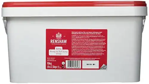 Renshaw Rollfondant Extra 10kg – Natürlich Weiß