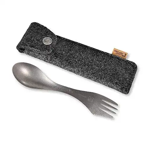 Light My Fire Titan Spork mit Hülle Ultralight Campingbesteck
