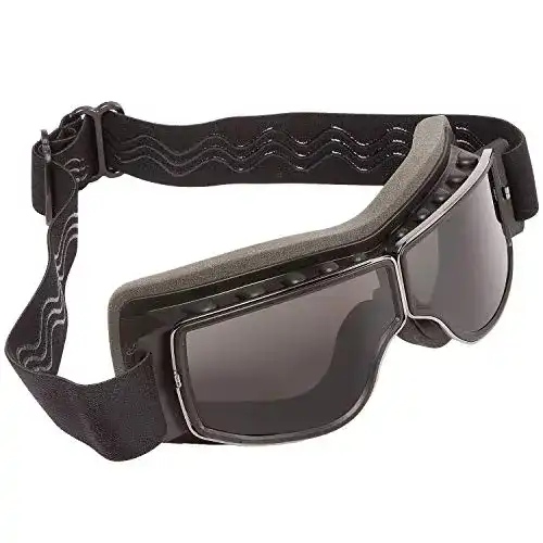 Motorradbrille Piwear Nevada für Brillenträger – Retro Stil