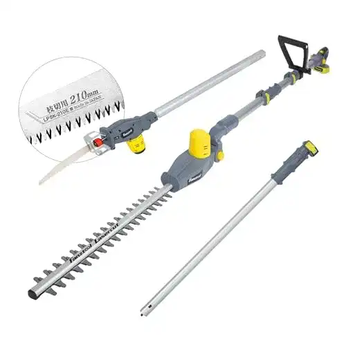 Fanztool 2in1 Akku Teleskop Heckenschere und Hochentaster
