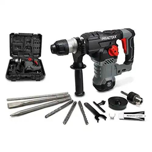 Bohrhammer Practixx SDS-Plus mit 7 Joule Schlagkraft und 1500 Watt