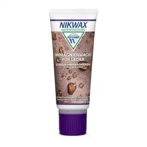 Nikwax Imprägnierwachs für Leder 100ml, farblos, mit Schwammapplikator