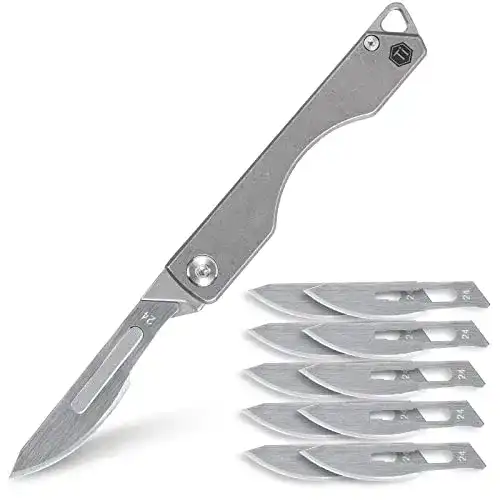 Keyunity Titan Klappmesser Utility EDC Taschenmesser mit austauschbarer Klinge