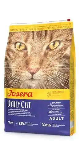 Josera Trockenfutter Katze DailyCat 10 kg – Getreidefreies Futter