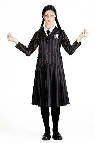 Wednesday Addams Kostüm für Mädchen – Nevermore Academy Uniform