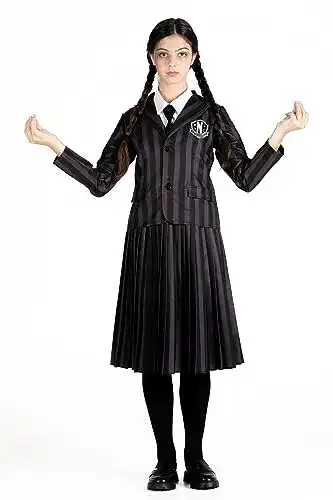 Wednesday Addams Kostüm für Mädchen – Nevermore Academy Uniform
