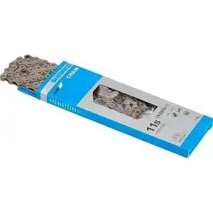 Fahrradkette 11-fach Shimano in Silber mit 116 Gliedern