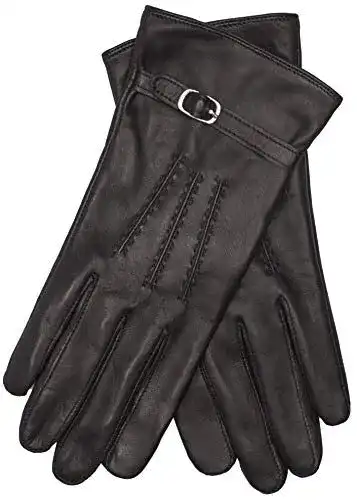 Lederhandschuhe für Damen aus italienischem Leder mit Touchfunktion