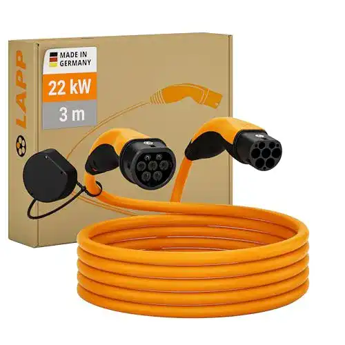 Ladekabel Typ 2 22 kW Lapp Mobility 3 m für Elektroautos