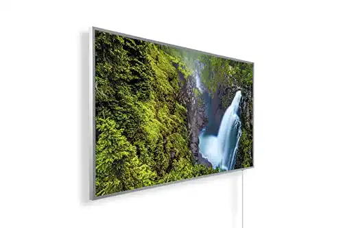 Infrarotheizung 1000 Watt von IH Engineering mit Bildmotiv Pusteblume