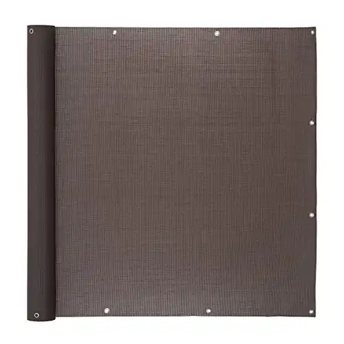 Balkon Sichtschutz Ventanara PVC Balkonverkleidung in Taupe
