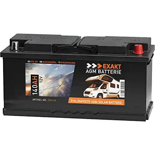 AGM-Batterie 140Ah 12V für Wohnmobile und Solaranlagen