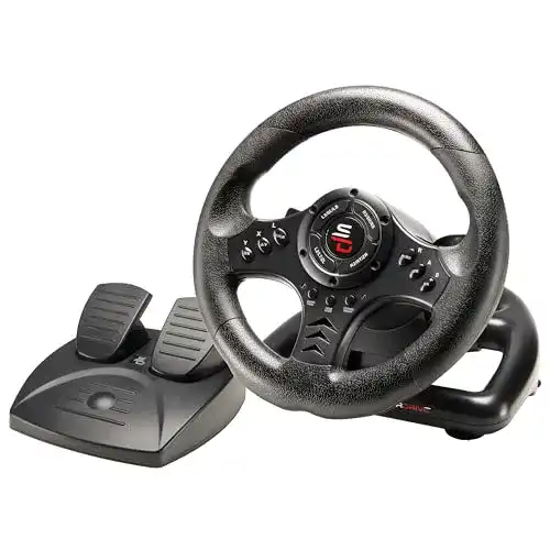 Subsonic Superdrive SV450 Rennlenkrad mit Pedalen und Vibration