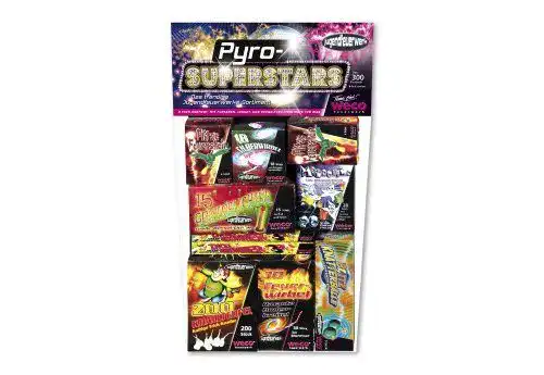 Weco Pyro Superstars Jugendfeuerwerk mit über 300 Teilen