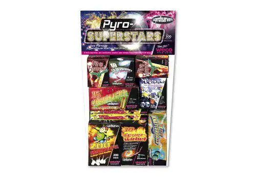 Weco Pyro Superstars Jugendfeuerwerk mit über 300 Teilen