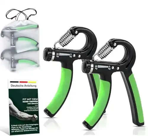 Unterarmtrainer Zenlete Profi Fitness Handtrainer im 2er Set