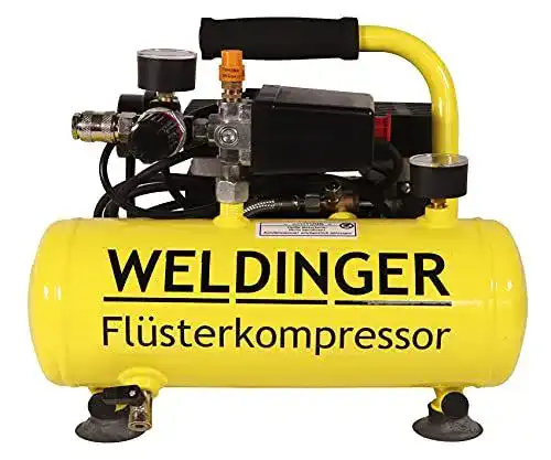 Weldinger Flüster Kompressor FK 40 Compact 275 W mit 32 l/min Luftabgabe
