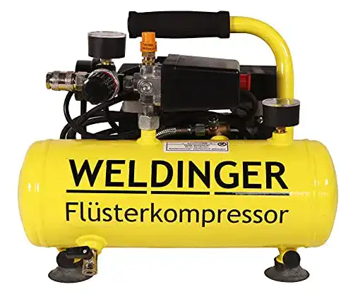 Weldinger Flüster Kompressor FK 40 Compact 275 W mit 32 l/min Luftabgabe
