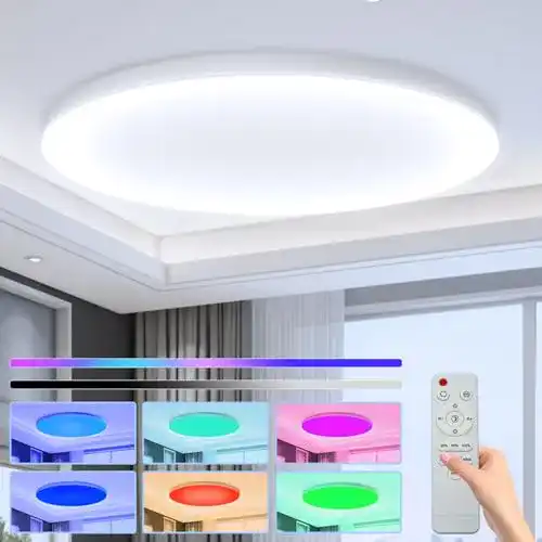 LED Deckenleuchte mit Farbwechsel und Fernbedienung von TODEHI