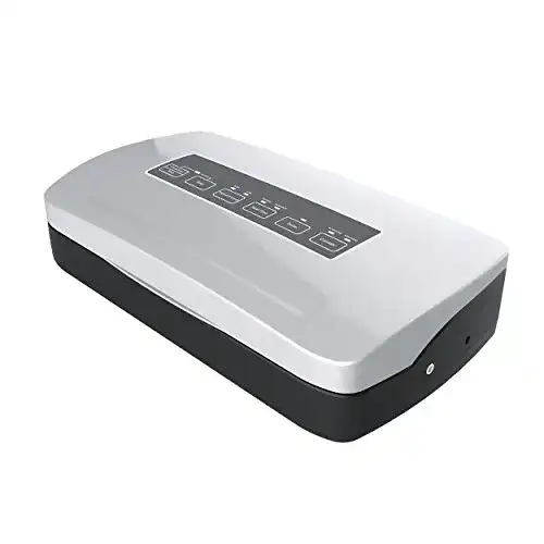Allpax Vakuumierer F 210 in Silber mit 100 Vakuumbeuteln 17,5 x 25 cm