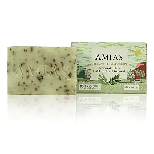 Naturseife Teebaumöl 100g Vegan und palmölfrei
