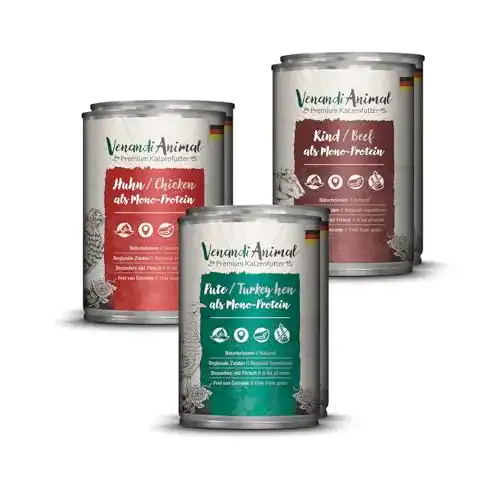 Venandi Katzenfutter Animal – Premium Nassfutter für Katzen