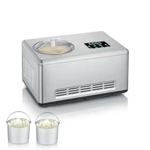 Eismaschine mit Kompressor von Severin für Eis und Joghurt