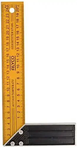 Schreinerwinkel Alyco 197390 Zimmermannswinkel 250 mm aus Stahl