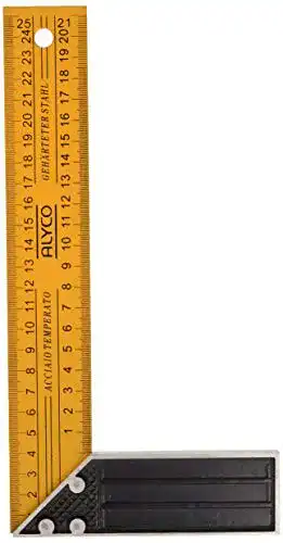 Schreinerwinkel Alyco 197390 Zimmermannswinkel 250 mm aus Stahl
