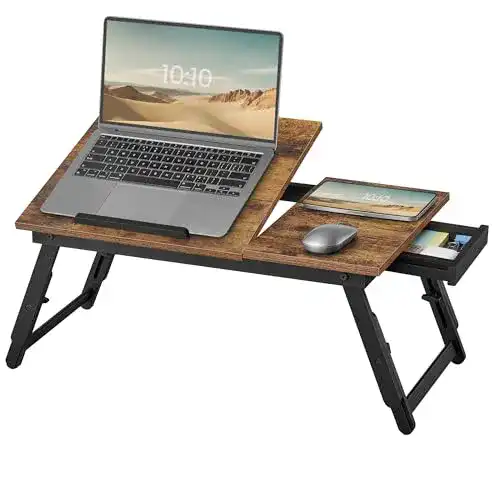Laptoptisch von SONGMICS als Laptopständer und Frühstückstablett