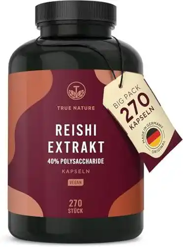Reishi Kapseln TRUE NATURE Reishi Pilz Extrakt – 270 Kapseln