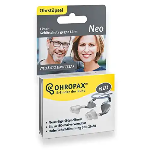 Ohrstöpsel OHROPAX Neo – Ergonomische Form für Gehörschutz