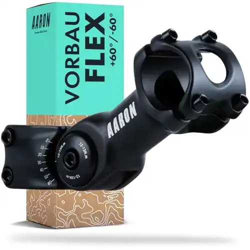 Höhenverstellbarer Lenker-Vorbau AARON Flex für Fahrräder