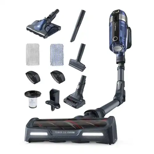 Rowenta beutelloser Staubsauger RH9898 X-Force Flex mit Aqua Mop