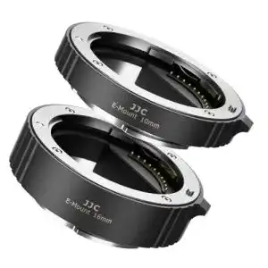 Makro-Zwischenringe JJC Autofokus Set 10mm und 16mm für Sony E Mount