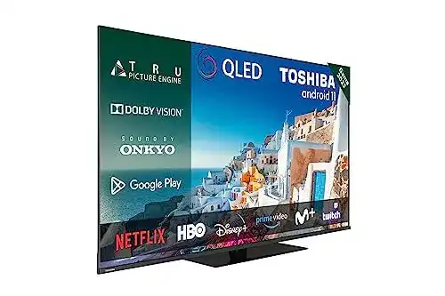 Toshiba 70QA7D63DG 70 Zoll QLED Fernseher mit Android TV und 4K Ultra HD