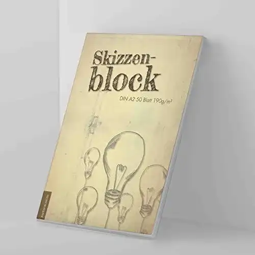 A2 Zeichenblock DIN A2 mit 50 Blatt hochweißem Papier
