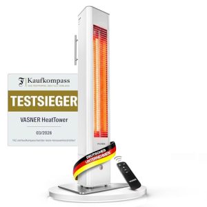 Vasner Heizstrahler HeatTower Infrarot Standheizstrahler für Außenbereiche