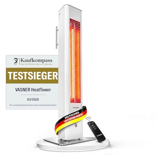 Vasner Heizstrahler HeatTower Infrarot Standheizstrahler für Außenbereiche