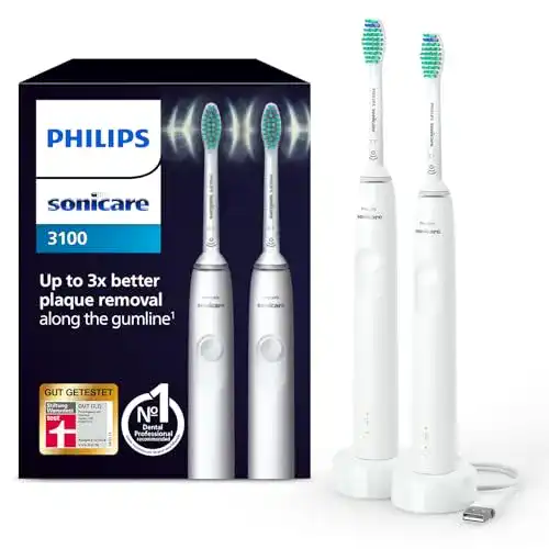 Philips Sonicare 3100 Schallzahnbürste mit Andruckkontrolle und Timer