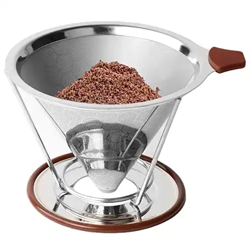 Edelstahl Kaffeefilter von Zhongtou – Permanenter, wiederverwendbarer Filter