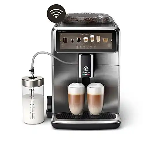 Kaffeevollautomat Saeco Xelsis Suprema mit Milchschlauch