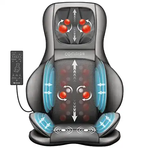 Massagesitzauflage Comfier mit Shiatsu, Knet-, Rollen- und Vibrationsfunktion