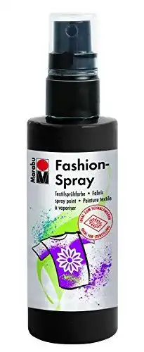 Textilfarbe Marabu Fashion Spray Schwarz 100 ml