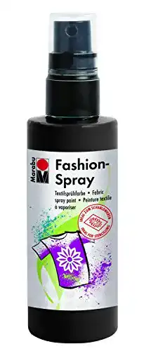 Textilfarbe Marabu Fashion Spray Schwarz 100 ml